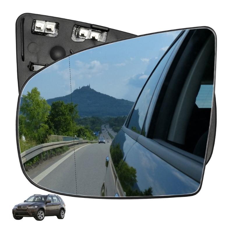 Waterproof Auto Car Side Rear View Wing Reflector Glass Heated Protects Against Sun Damage Durable Practical for E70 E71