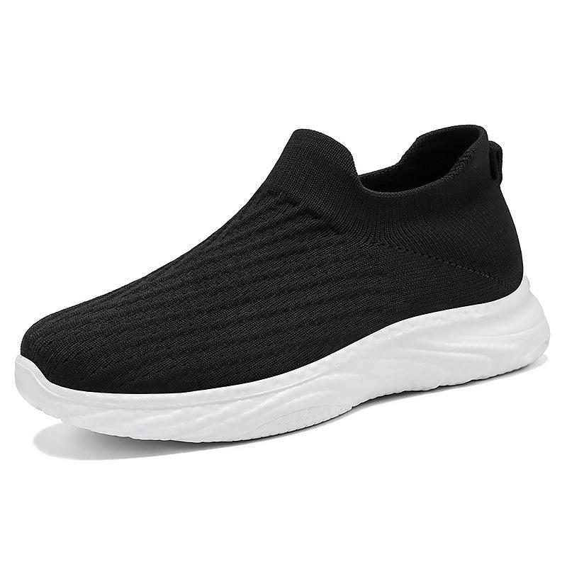 Fashion Shoes for Men Summer Fashion Platform Mesh Breathable Comfortable Slip on Casual Sneakers Plus Size 39-44 Running Sport Shoes