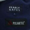 Pearly Gates POLARTEC English Letters Long Sleeve Half Zip Fleece Jacket Men's Used