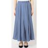 New SLOBE IENA Fibril Satin Flare Skirt 38 Blue