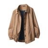 Herrenmode Frühjahr 2026: Hongkong-Stil Wildleder-Fleecejacke – Trendige, Attraktive, Vielseitige und Schlichte Oberbekleidung.