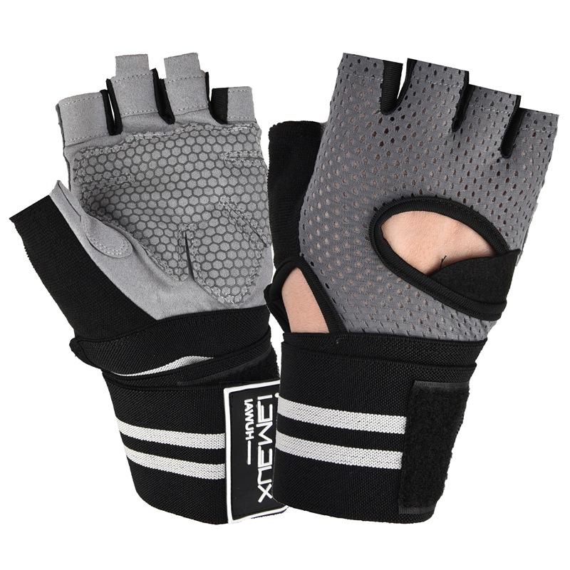 Fitness gloves half finger men's and women's sports outdoor equipment training wear-resistant non-slip horizontal bar dumbbell protection palm