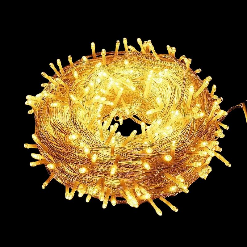 Yu Lin Jun LED Outdoor Starry Light String - 100m Warm White