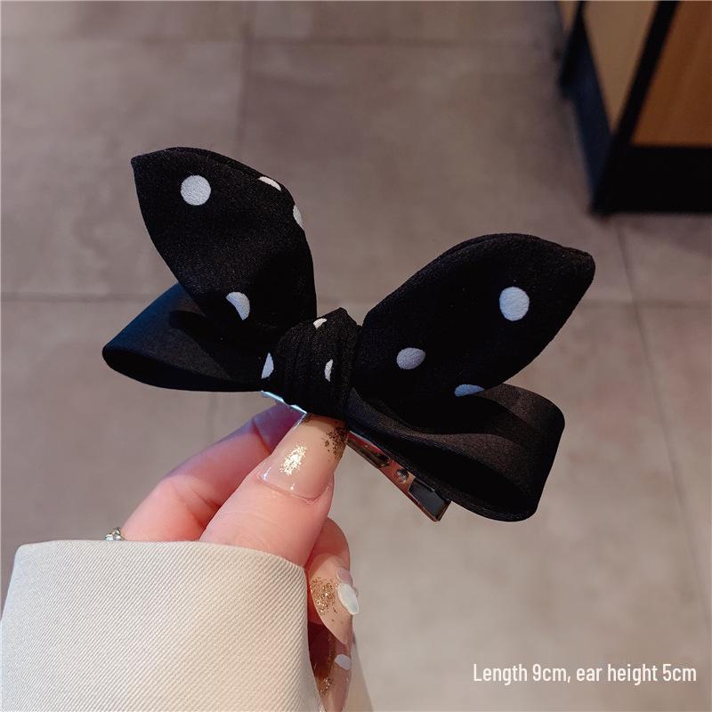 

2024 Высококачественная заколка для волос в форме кроличьих ушей для женщин – Элегантная челка и декоративная заколка в форме утконоса