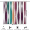 Modern Bath Shower Curtain Waterproof Fabric With Colorful Geometric Patterns Decorate Your Bathroom In Style (Large Size)