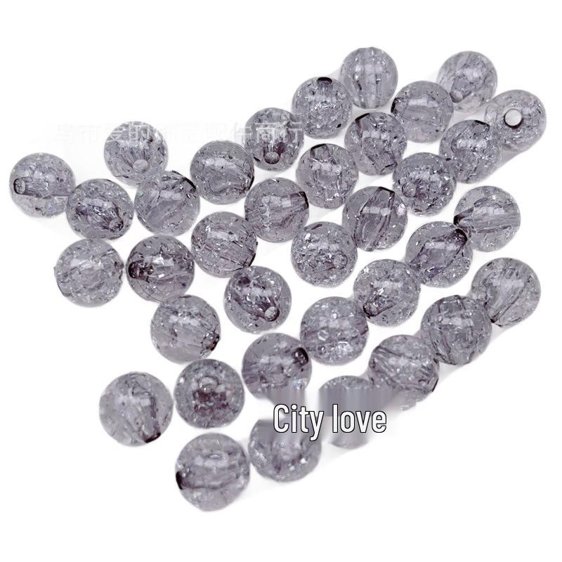 

Crackle Pattern Floral Acrylic Beads - 8/10/12mm, Straight Hole, Gypsophila Design 10mm per kg (approx. 950 beads)