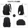 FANDARE Backpack, High School Student A4 Size, Large Capacity, Water-Repellent, Lightweight, with Plush Toy, Unisex, Daypack, Perfect for Commuting,
