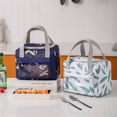Oxford Tecido Espessado Bolsa de Almoço Durável À Prova D'Água Bolsas Térmicas Portátil Verão Viagem Ao Ar Livre Piquenique Bolsa Térmica