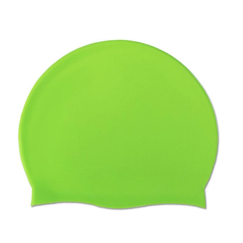 Universal Plus Size Silicone Swimming Cap for Men, Women, and Children - Comfortable, Non-Tight Fit