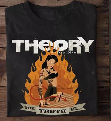Theory of a Deadman La Verità è un Regalo per il Fan Maglietta Nera Tutte le Taglie