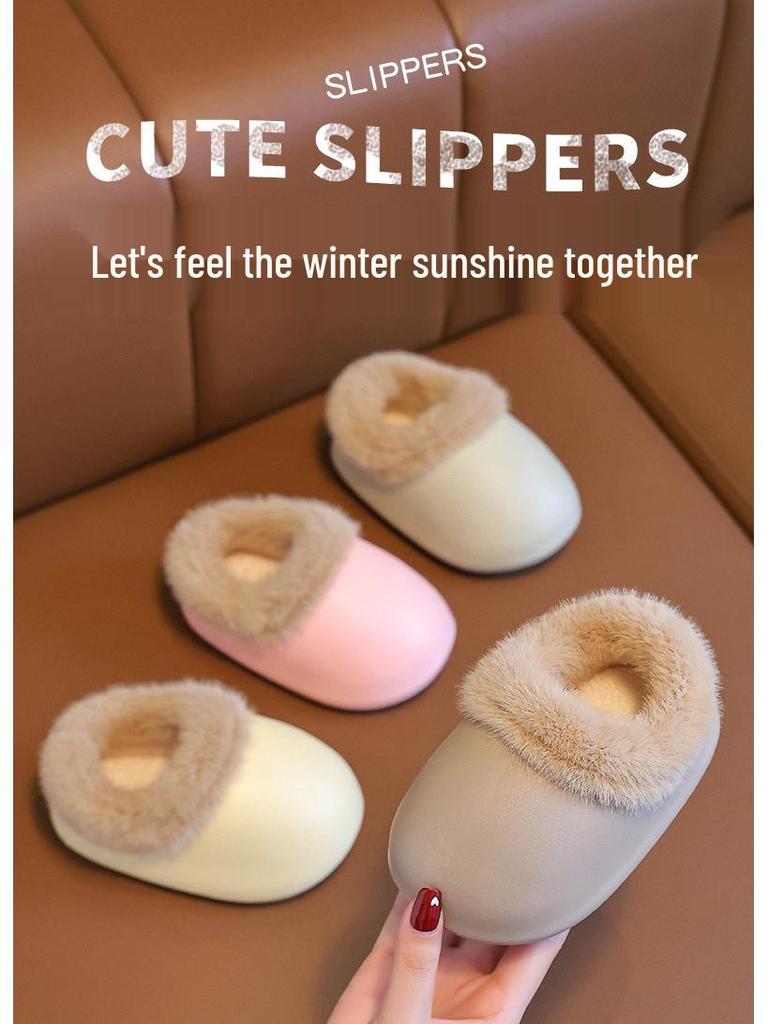 Wasserdichte Schneestiefel aus Baumwolle für Babys und Kleinkinder: Warmer Stil mit Fersenschutz für Herbst & Winter, Bereit für den Außenbereich