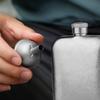 Titanium Flask with Funnel Ultra Light Portable Wine Flask Health Selection Whiskey Flask for Men Screw Cap Seal Drink