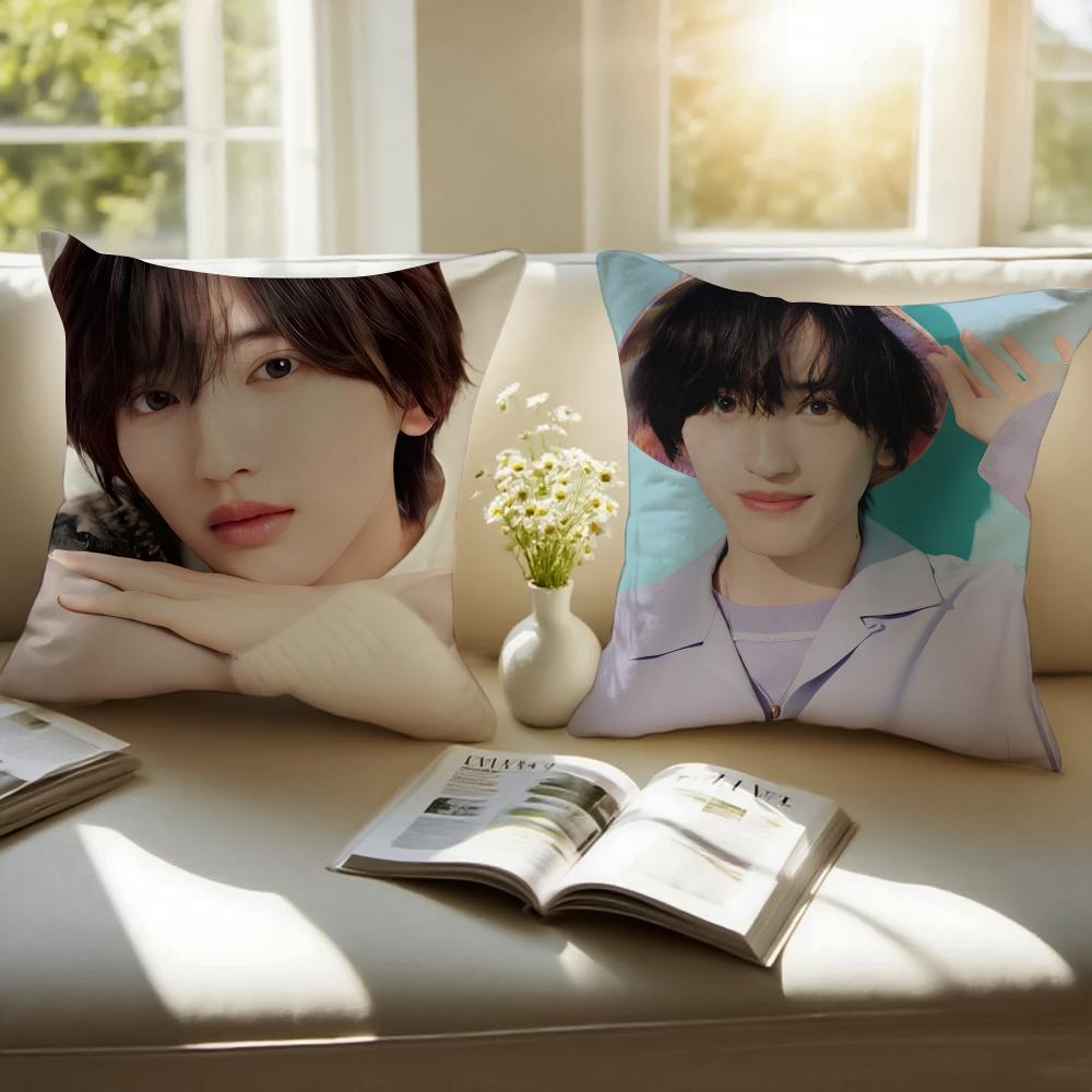 Handsome Japanese Actor MMichieda Shunsuke Cushion Cover Pillowcase Antidustmite Invisible Zipper Short Plush Sofa Cushion