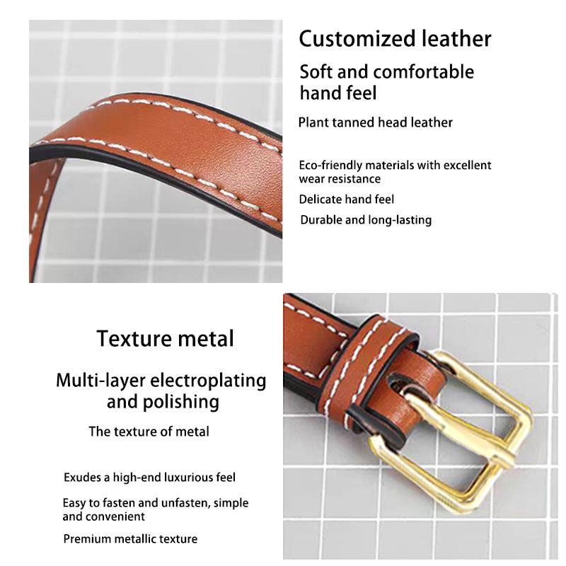 EverToner Suitable C Triomphe Handbag Strap Leather Accessory Underarm Shoulder Strap Accessories