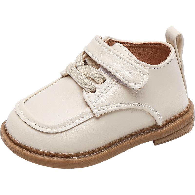 

Детская обувь Кожаная обувь для девочки Мягкая подошва Обувь для малышей Девочка Детская Противоскользящая Универсальная Детская обувь для мальчика Zapatos Niña 19 insole 13.5cm белый