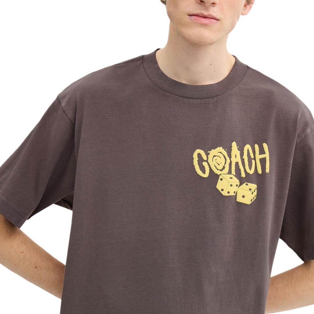 Coach Cotton Graphic Short Sleeve T-Shirt Men tops CDO93-YEC