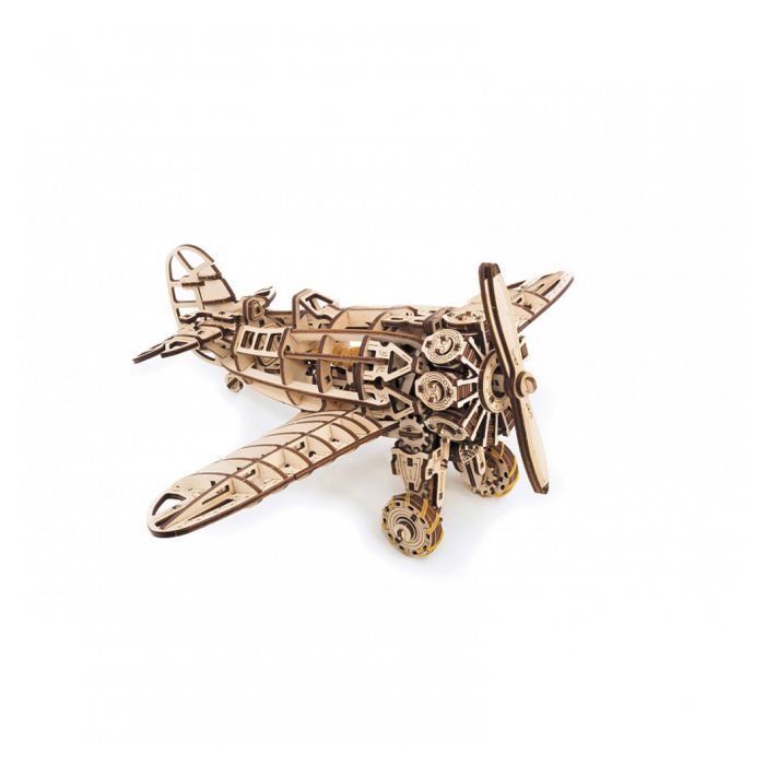 3D Wooden Model - 42 Cm Airplane