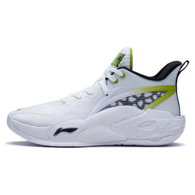 Li-Ning BadFive Storm 2022 Mid White Green Men s ABFS007-1 EU 45