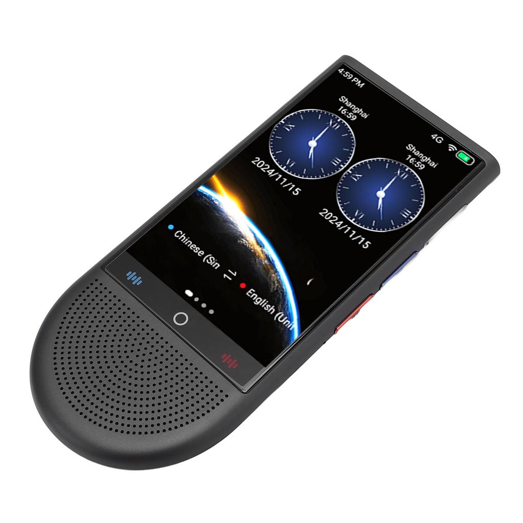 Language Translator Device 4G Support 138 Languages Smart AI Offline Online Real Time Photo Voice Translator with Dual