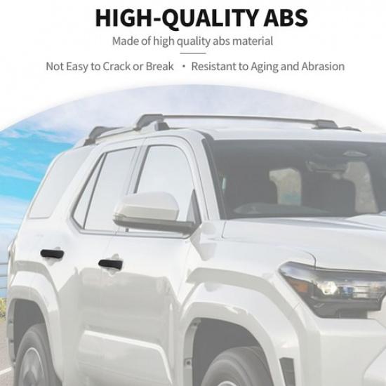 For 4Runner 2025+ 4 Door Lock Door Handle Strips Trim Accessories Carbon fiber