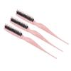 3Pcs Tsing Hair Brush Ergonomic Handle Portable Tsing Brush Rat Tail Comb for Home Travel