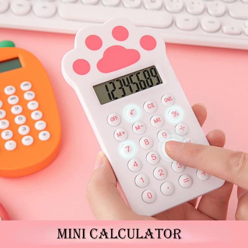 

Claws redish strawberry Calculator Mini Version Learning Auxiliary Portable Calculator Back To School Supplies Students/Finance