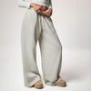 IHUASU Women's Fashion Casual Solid Color Print Pants & Capris