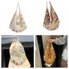 Simple Flower Hollow Knitted Beach Bag Shoulder Bag Women Vest Bag Ins Woolen Bag Shopping Tote