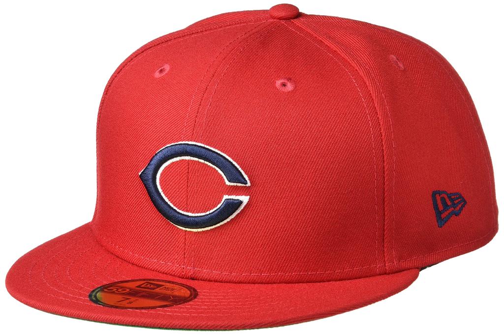 New Era NPB Classic 59FIFTY Hiroshima Toyo Carp Scarlet Cap, 56.8cm