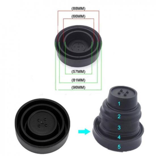 2Pcs Universal Seal Cap Rubber Dust Cover for Car Headlight Fog Lamp Housing Kit