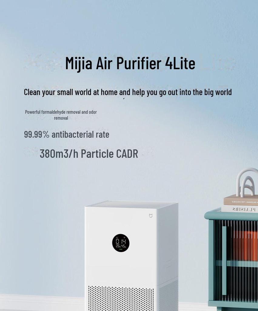 Čistička vzduchu Xiaomi Mijia 4 Lite do ložnice – odstraňuje kouř, formaldehyd a zákal