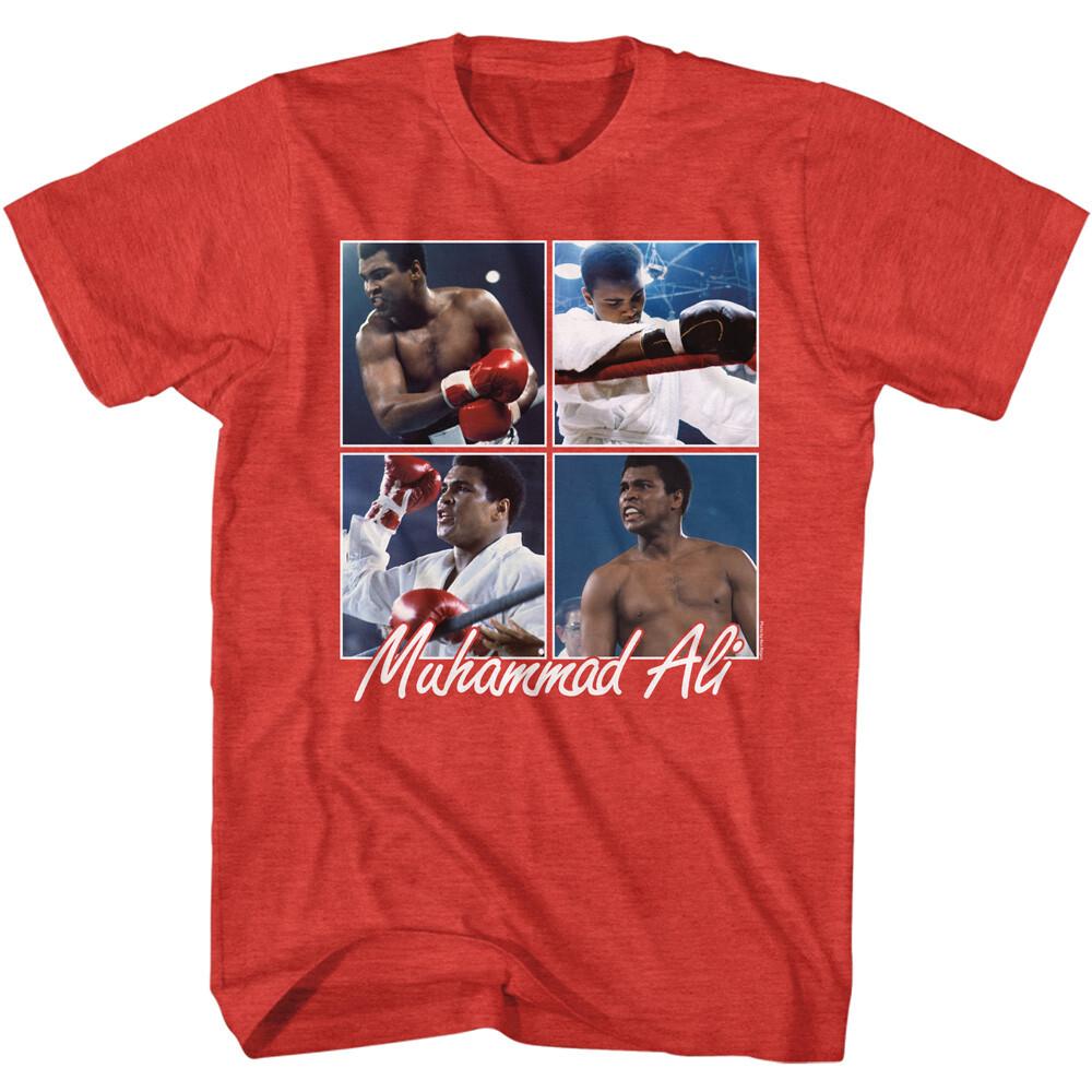 Muhammad Ali The Greatest World Champion 4 In Ring Photo Men T Shirt S