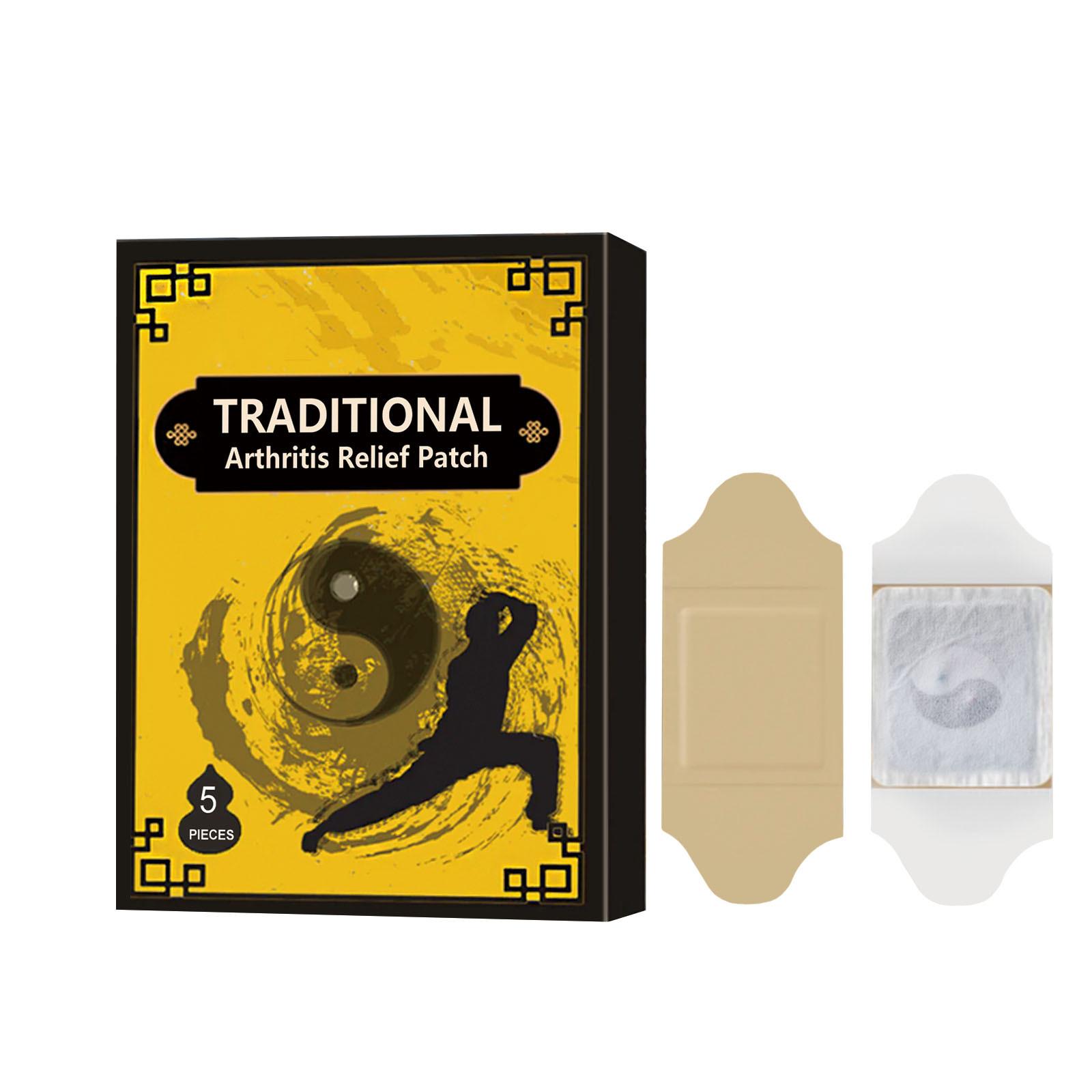 

Успокаивающий пластырь для суставов Тайцзи с полынью, облегчающий боль, усиливает кровообращение и улучшает комфорт. One Size жёлтый