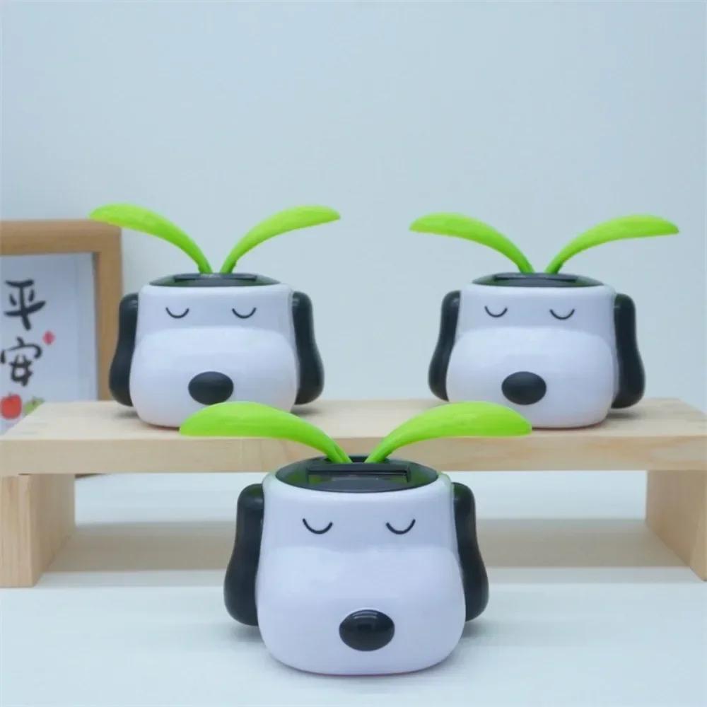 Gorące Słoneczne Nowej Energii Samochodowe Ozdoby Wnętrza Inteligentny Czujnik Huśtający Się Model Zwierzęcia Dekoracja Deski Rozdzielczej Samochodu Akcesoria Stylizacyjne