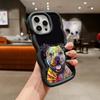Ae76 Dog Color Doodle Design Art Protective Phone Cases for Samsung S24 Plus S23 Ultra A14 A55 A06 Honor X9b Motorola OnePlus Big Wave TPU Back Cover
