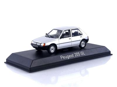 Norev Peugeot 205 GL 88 Futura Gray Scale Model 471735 1/43