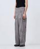 Kasakasa Pleated Curve Pants Gray