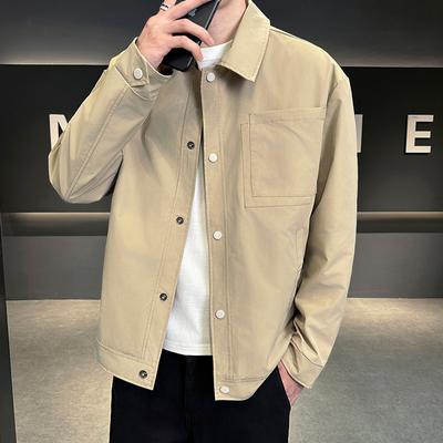 Jacket Men's Spring and Autumn Winter Year Jacket Men's Jacket Men's Handsome Casual