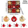 Creative Colorful Christmas Tree Hanging Ornament Set - Irregular Shaped Decorative Balls