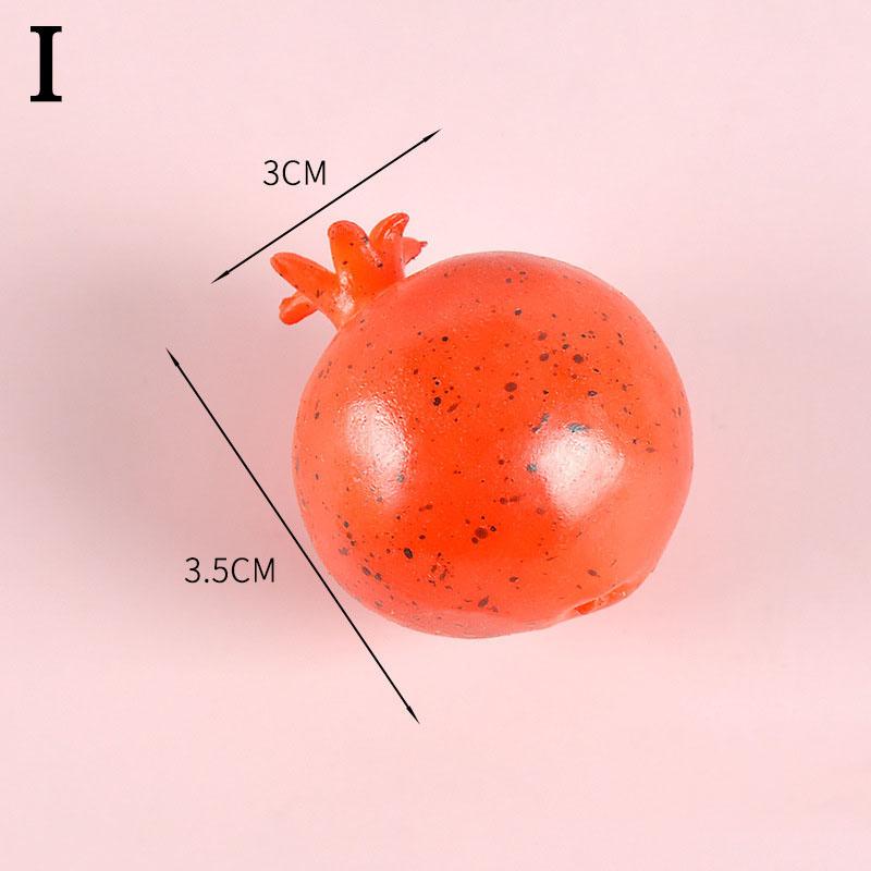 1PC Giocattoli per Bambini Fette di Frutta in PVC Fragola Limone Ananas Frutta Finta Accessori Fatti a Mano