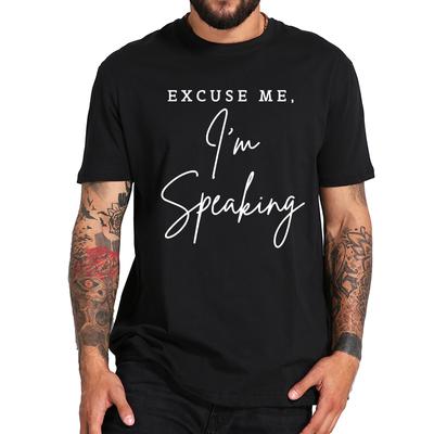 Scuzați-mă Vorbesc Amuzant Kamala Harris Joe Biden Trump Tricou Bumbac Topuri Casual Tricouri