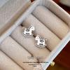2026 Sterling Silver Rocking Horse Stud Earrings - Cute Zodiac Birth Year Jewelry for Pierced Ears