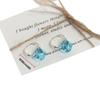 Elegant 3D Crystal Glass Square Ear Studs - Versatile Geometric Earrings for Women