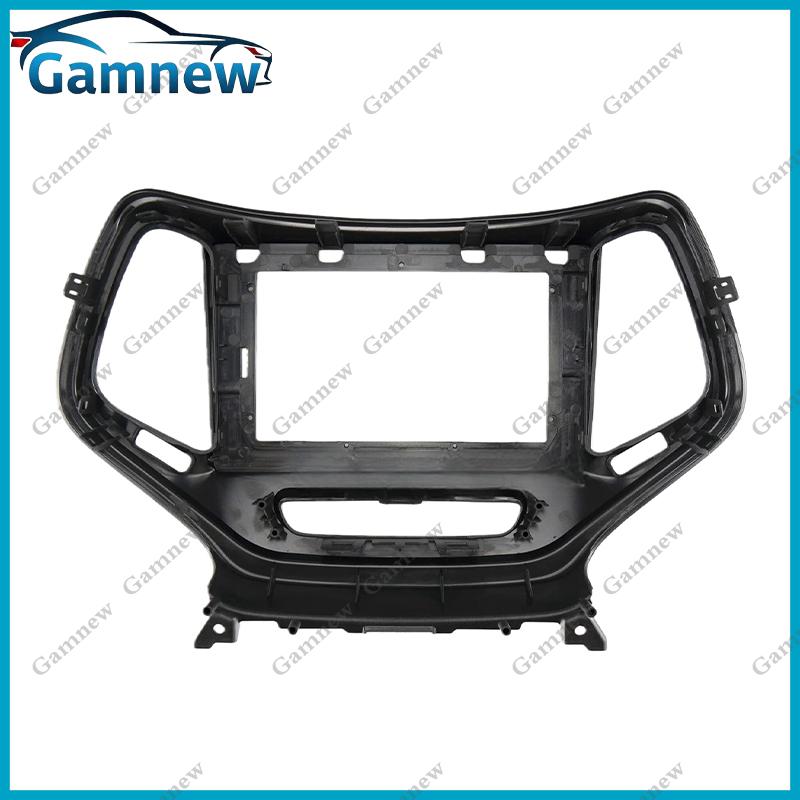 10 Inch Car Frame Fascia Adapter Canbus Box Decoder For Jeep Cherokee 2014-2018 Android Radio Dash Fitting Panel Kit