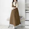 New ArriVAls Open Run Women V Neck Suspender A Line Long Dress