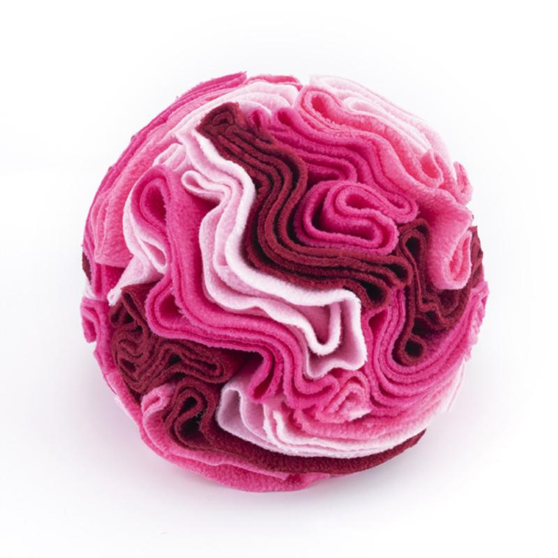 Pet Pes Snuffle Ball Soft Polar Fleece šetrný k pokožce Podložka pro pomalé krmení Čichací podložka Hračky Deka do nosu