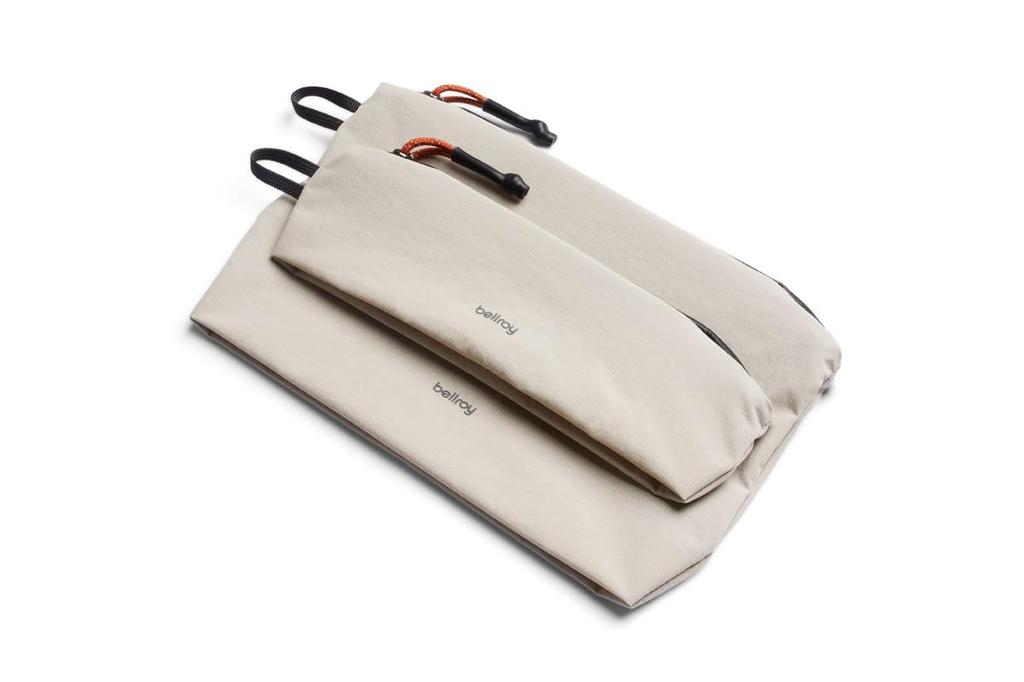 Bellroy Lite Pouch Duo Lightweight Pencil Case and Pouch - Ash