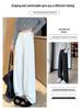 2026 Spring/Autumn New Style High Waist Slim Fit Wide Leg Straight Floor-Length Banana Pants