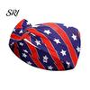 Diadema de Tela con Estampado de Bandera Suave para el Día de la Independencia con Estrellas Accesorios para el Cabello Americanos Diseño de Rayas Diadema Patriótica Festiva Accesorios Julio
