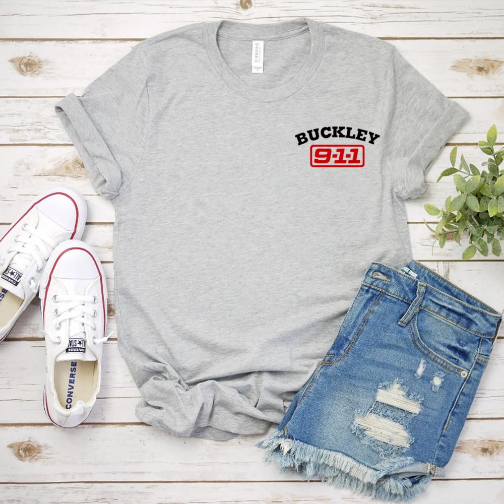 Maglietta Divertente Serie TV Buckley 911 Magliette Serie TV Unisex Donna Manica Corta Top Vestiti Estetici Magliette Grafiche Unisex